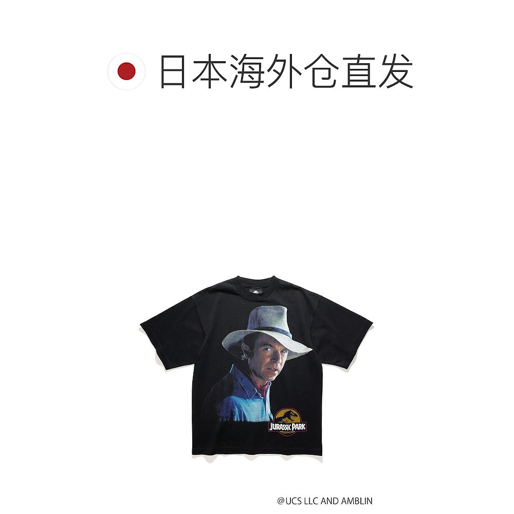 1h可退 日本直邮FREAK'S MOVIE 男士 纯棉 重磅宽松T恤 Jurassic - 图1
