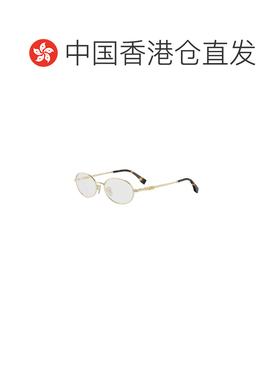香港直邮FENDI 男士眼镜 FE50140U030 SS2026 金色 全框平光镜
