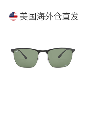 自营ray-banRay Ban Chromance Polarized Dark Green Square Uni