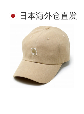 日本直邮MOZ 女士棉麻帽子 春夏 正面驼鹿标志 遮阳防紫外线 配饰