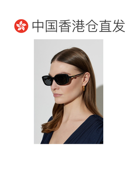 香港直邮VERSACE 女士太阳镜 0VE4504D0GB187 SS2026 黑色 Sungla
