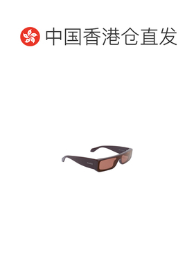 香港直邮ALAIA 女士眼镜 AA0105S003 AW2026 粉红色 方框太阳镜
