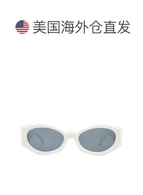 自营Versace Grey Irregular Ladies Sunglasses VE4466U 546280