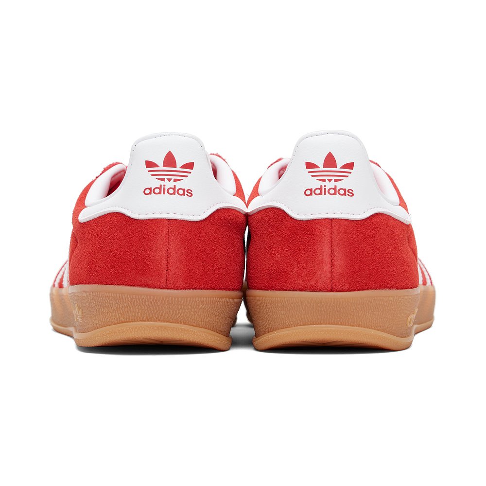 1h可退 潮奢 Adidas Originals 男士 红色 Gazelle Indoor 运动鞋 - 图0