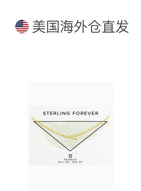 sterling forever精致星座项链 - 金牛座 【美国奥莱】直发