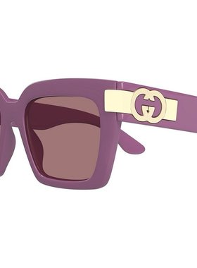 Gucci 古驰 女士 全框太阳镜 GG1689S purple紫色 舒适时尚
