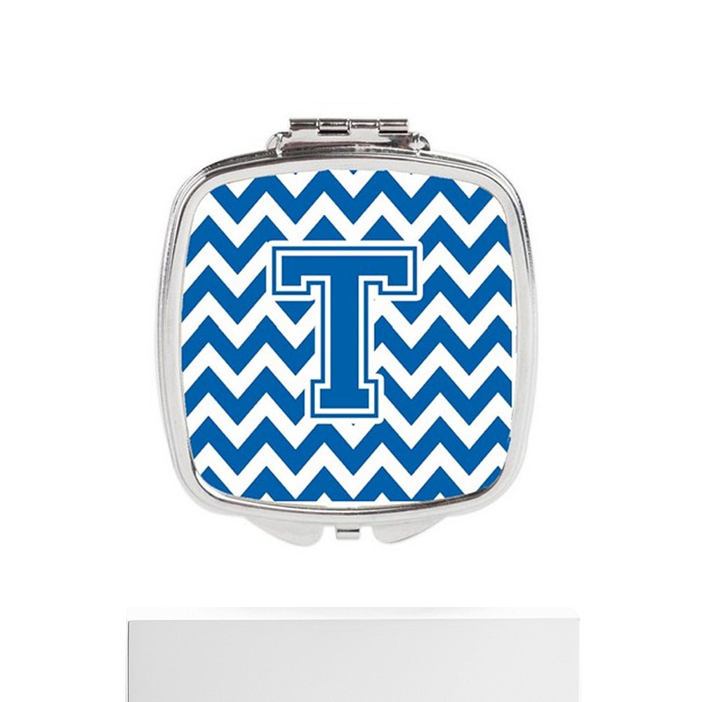 Carolines Treasures CJ1056-TSCM Letter T Chevron Blue & Whit - 图3