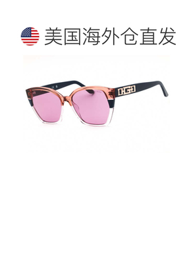 自营guessGU7912 92Y透明浅棕色/蓝色/紫色-透明浅棕色/蓝色 美国