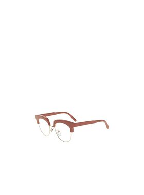 MARNI 女士眼镜 GRAPHICME2605601 AW2022 棕色 徽标平光镜