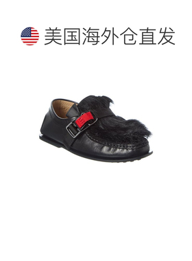 自营tod'sTOD’s Leather Loafer - black 红色鞋 美国奥莱直发