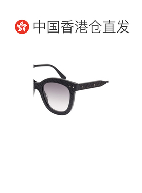 香港直邮BOTTEGA VENETA 女士眼镜 BV0035S1 AW2021 黑色 徽标细