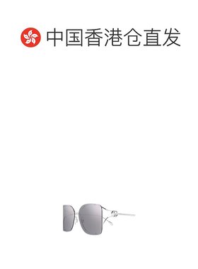 1h可退 香港直邮GUCCI 女士眼镜 GG1713SA004 SS2025 灰色 几何框