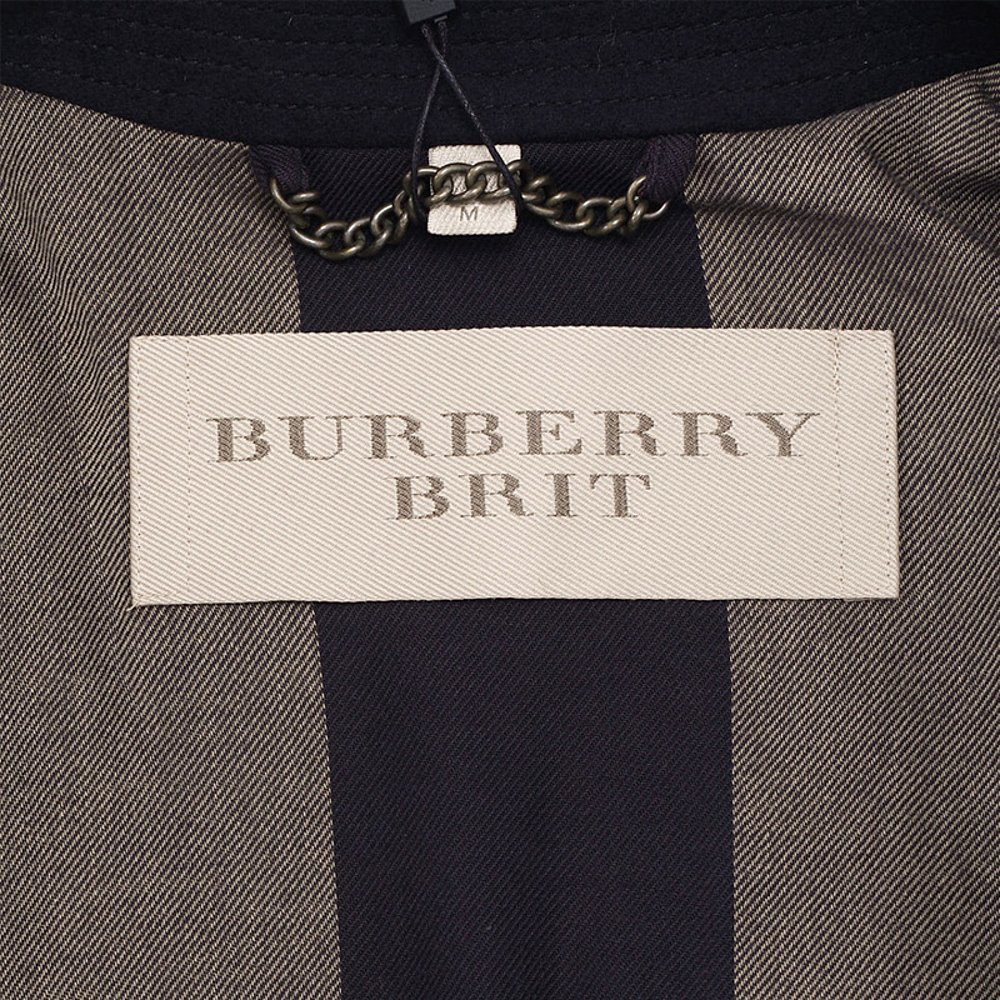 BURBERRY 男士黑色风衣 3928812