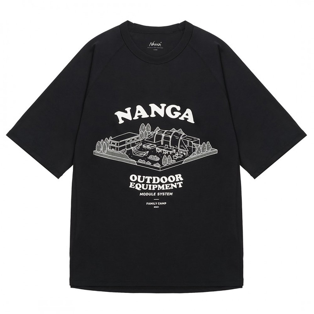 香港直邮香港户外跑腿 NANGA 女士 日本 Nanga Dry Mix OEMS Tee - 图2