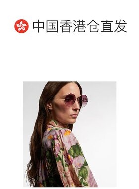 1h可退 香港直邮潮奢 Chloe 蔻依 女士 标志性圆形太阳眼镜