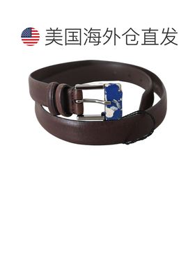 自营Costume National Genuine Leather Buckle Women's Belt - b