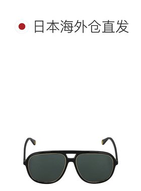 日本直邮Gucci 女士太阳镜GG1077S 002黑色