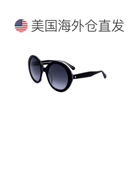 自营Kate Spade Women's 55 mm Black Sunglasses - black 美国奥