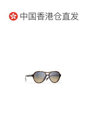 香港直邮CHANEL 女士眼镜 CH5552UC714W1 CO 灰色 全框太阳镜