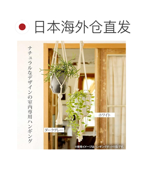 日本直邮Richell Botany 吊盆 12 英寸 深灰色 700818 0.8L