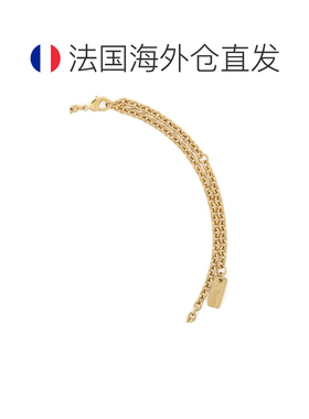 自营欧洲直邮CHLOE蔻依 女士金色黄铜吊坠项链