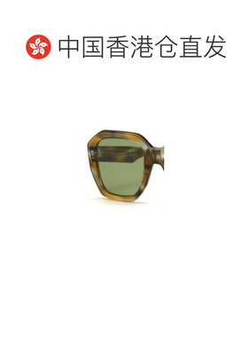 香港直邮CELINE 男士太阳镜 CL40045I55N SS2025 绿色 方框太阳镜