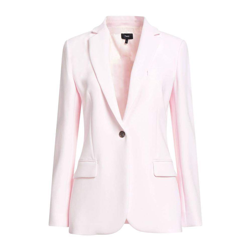 1h可退 香港直邮潮奢 THEORY 希尔瑞 女士 西装外套 pink粉色 舒,淘宝优惠券,粉丝福利购,淘宝优惠卷