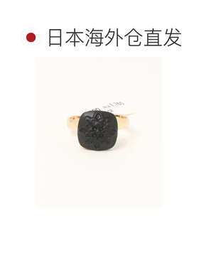 1h可退 日本直邮欧州航路 女士德国制造立体花纹玻璃戒指 精致细