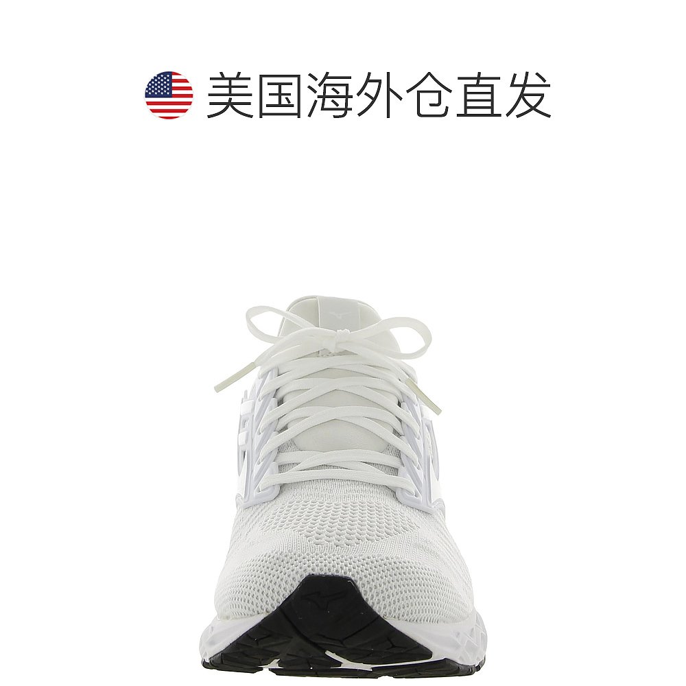 mizunoWave Creation Waveknit 男士健身跑步运动和训练鞋 - 白色 - 图1