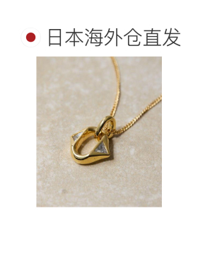 官方授权 ear PAPILLONNER 三角锆石吊坠项链