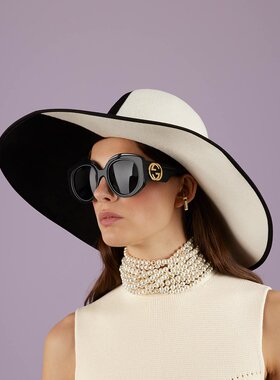 GUCCI 女士太阳镜 733350J07401012