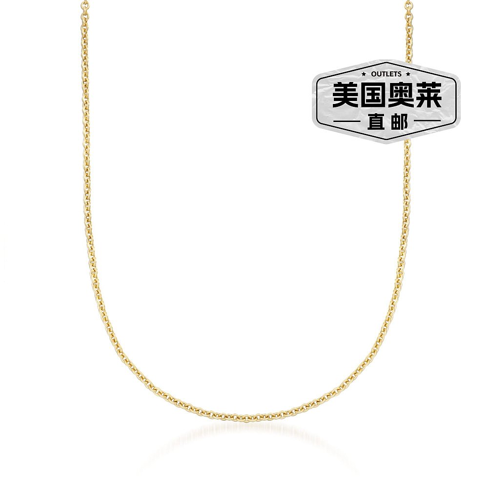 Ross-Simons 2.2mm 14kt Yellow Gold Forzantina Chain Necklace - 图0