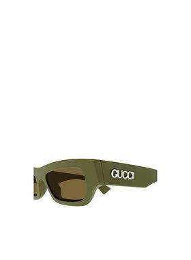 GUCCI 男士眼镜 GG1839S004 CO 绿色 矩形太阳镜