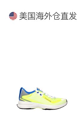 自营Lanvin Fabric Athletic Men's Sneakers - yellow 美国奥莱