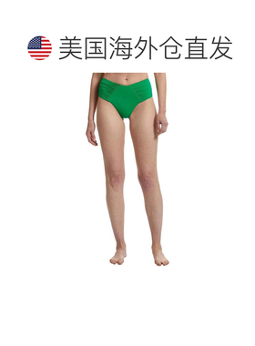 自营Women's Becca Color Code Bikini Bottom Emerald Ashlyn Fr