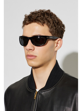 TOM FORD 男士太阳镜 FT136306201A CO 黑色 Sunglasses