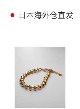 1h可退 日本直邮COCOSHNIK 女士 银饰 18K金镀层 设计链款 圣马可