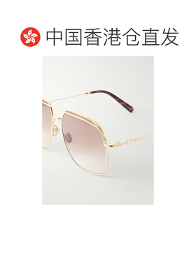 香港直邮DIOR 迪奥 女士 Petit CD A1U 方形框镀金太阳眼镜 CD402