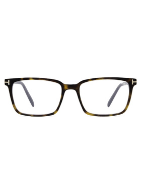 1h可退 TOM FORD 男士太阳镜 FT5802B052 SS2024 黑色 徽标平光镜