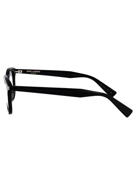 SAINT LAURENT 男士眼镜 SL813001 SS2025 黑色 矩形镜架