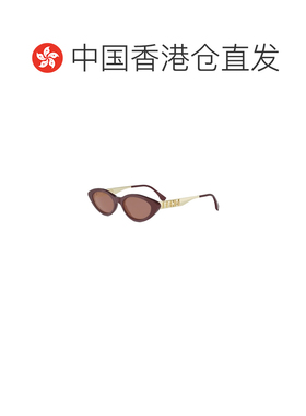 香港直邮FENDI 女士太阳镜 FE40202I69S SS2026 棕色 Fendi FE402