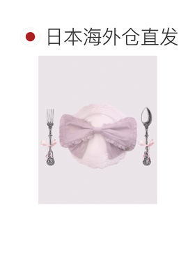 日本直邮Ank Rouge 女装 大褶边蝴蝶结发夹 40606【付后1h可退】