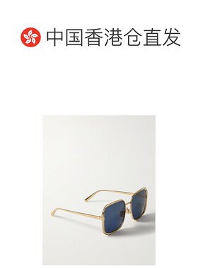 香港直邮DIOR 迪奥 女士 Fildior S1U 大号方形框镀金太阳眼镜 CD