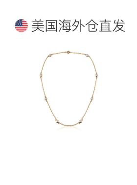 自营geneviveYellow Gold Plated Clear Cubic Zirconia Accents