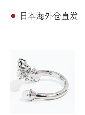 日本直邮SWAROVSKI Constella 系列 11号水晶珍珠开口戒指 570559