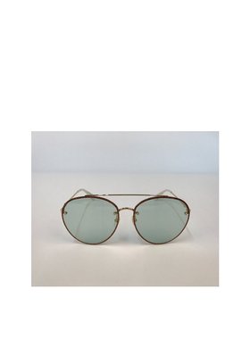 GUCCI 女士眼镜 GG0351SMETAL005 SS2022 灰色 飞行员经典太阳镜