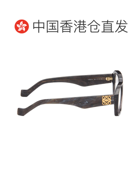 香港直邮LOEWE 男士眼镜 LW50113I063 CO 黑色 全框平光镜