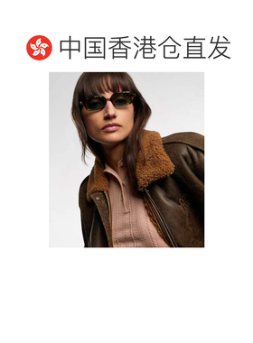 香港直邮Miu Miu 缪缪 女士 Miu Regard 矩形太阳眼镜