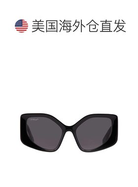 自营Off-White DENVER Dark Grey Butterfly Ladies Sunglasses O
