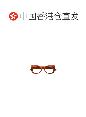香港直邮GUCCI 女士眼镜 GG1697O002 AW2024 棕色 几何框平光镜